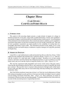 Originally published September 1995 by the U.S. EPA Office of Policy, Planning, and Evaluation  Chapter Three CASE STUDY: CAMP ELLIS/FERRY BEACH