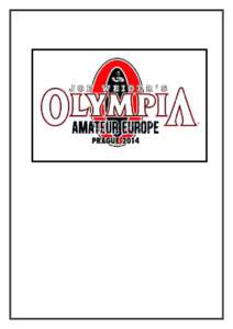 Olympia Amateur EUROPE  Inspection report  PRAGUE
