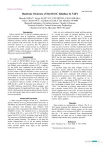 Photon Factory Activity Report 2004 #22 Part BSurface and Interface 19B/2002G194  Electronic Structure of Mn/4H-SiC Interface by SXFS