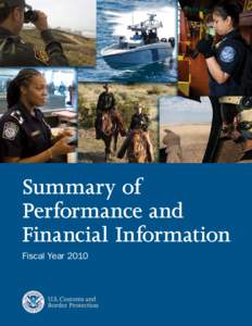 Summary of Performance and Financial Information Fiscal Year 2010  About This Report