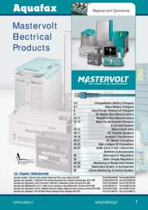 Mastervolt Contents  Mastervolt Electrical Products