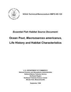 NOAA Technical Memorandum NMFS-NE-129  Essential Fish Habitat Source Document: