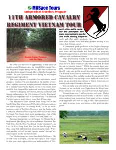 11TH ARMORED CAVALRY REGIMENT VIETNAM TOUR Independent Travelers Program Michelin Rubber Plantation near Dau Tieng
