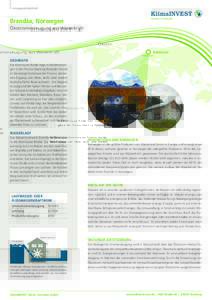 Anlagendatenblatt  Green Concepts Brandåa, Norwegen Ökostromerzeugung aus Wasserkraft