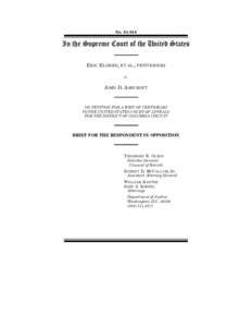 NoIn the Supreme Court of the United States ERIC ELDRED, ET AL., PETITIONERS v. JOHN D. ASHCROFT