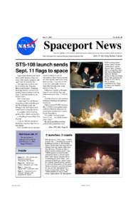 Dec. 21, 2001  Vol. 40, No. 26 Spaceport News America’s gateway to the universe. Leading the world in preparing and launching missions to Earth and beyond.