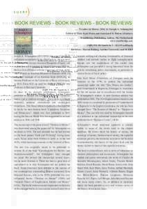 SUERF  BOOK REVIEWS - BOOK REVIEWS - BOOK REVIEWS Treatise on Money, 2014, by Joseph A. Schumpeter Edited by Fritz Karl Mann and translated by Ruben Alvadaro. WordBridge Publishing, Aalten, The Netherlands