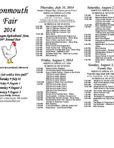 onmouth Fair 2014 wagan agan Agricultural Assn.