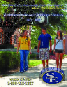 Southeastern Oklahoma State University  Undergraduate and Graduate Catalogwww.SE.edu