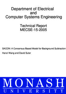 SACON: A Consensus Based Model for Background Subtraction