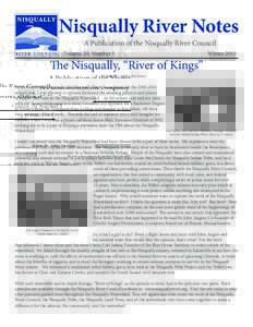 Nisqually River Notes A Publication of the Nisqually River Council RIVER COUNCIL  Volume 20, Number 1