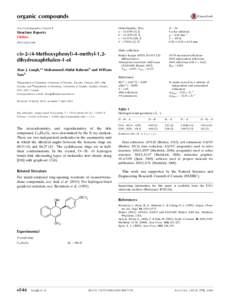 cis-2-(4-Methoxyphenyl)-4-methyl-1,2-dihydronaphthalen-1-ol