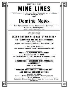 JOINT EDITION  MINE LINES THE NEWSLETTER