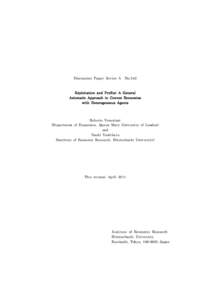 Discussion Paper Series A  No.542 Exploitation and Profits: A General Axiomatic Approach in Convex Economies