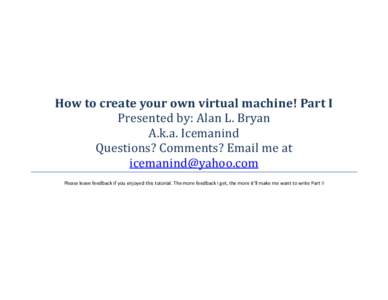 How to create your own virtual machine in C#