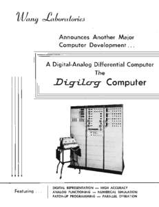 A Digital-Analog Differential Computer, The Digilog Computer