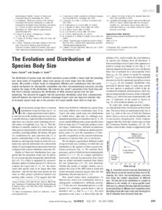 REPORTSThe Evolution and Distribution of