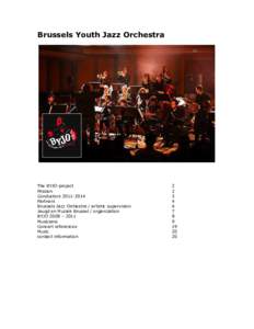 Brussels Youth Jazz Orchestra ENG