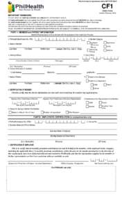 This form may be reproduced and is NOT FOR SALE  CF1 (Claim Form) revised February 2010