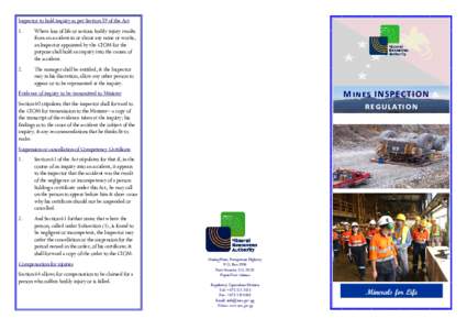 Inspectorate Branch Pamphlet 2013