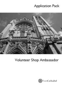 Application Pack  Volunteer Shop Ambassador
