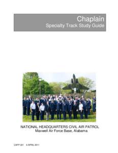 9.  Chaplain Specialty Track Study Guide  NATIONAL HEADQUARTERS CIVIL AIR PATROL