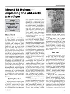 Book Reviews  Mount St Helens— exploding the old-earth paradigm A review of
