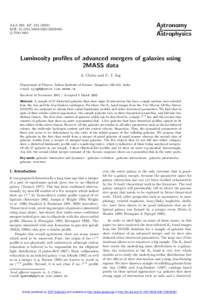 Astronomy & Astrophysics A&A 388, 407–[removed]DOI: [removed]:[removed]
