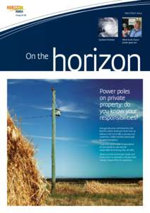 Pilbara / Electric power distribution / Horizon Power / Power cables / Western Power / Karratha /  Western Australia / Horizon / Utility pole / Overhead power line / States and territories of Australia / Electric power / Western Australia