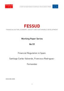 Microsoft Word - Financial Regulation in Spain Workking Paper 59.doc