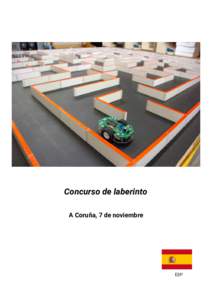 Concurso de laberinto A Coruña, 7 de noviembre ESP  Concurso de laberinto
