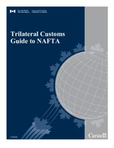 Trilateral Customs Guide to NAFTA C124(E)  Preface
