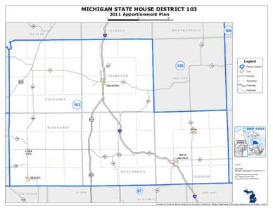 MICHIGAN STATE HOUSE DISTRICTApportionment Plan 10