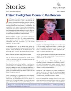 Stories July 31, 2009 (June 5, 2008 orig.) Kerry L. Beckford  Enfield Firefighters Come to the Rescue