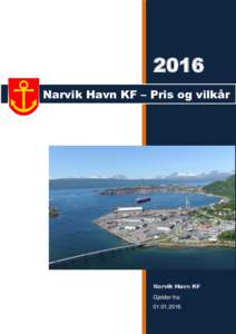 Narvik Havn KF – Pris og vilkår