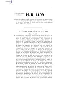 I  111TH CONGRESS 1ST SESSION  H. R. 1409