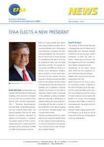 NEWS EFAA newsletter | EFAA ELECTS A NEW PRESIDENT EFAA will clearly benefit from Bodo’s