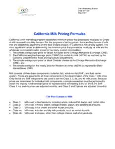 Microsoft Word - SPMilk Pricing Formulas 2007.doc