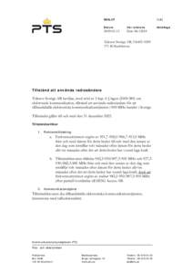Microsoft Word - Tillstånd för Telenor.doc