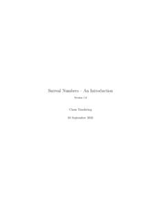 Mathematics / Abstract algebra / Algebra / Infinity / Mathematical logic / Real closed field / Combinatorial game theory / Surreal number / Real numbers / Infinitesimal / 0.999... / FO