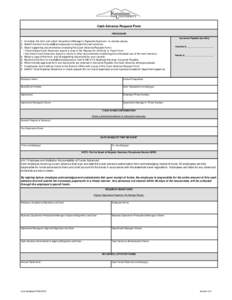 Cash Advance Request Form PROCEDURE Accounts Payable Use Only 1. Complete this form and obtain Department Manager’s Signature/Approval– no stamps please. 2. Submit this form to  to request the cash