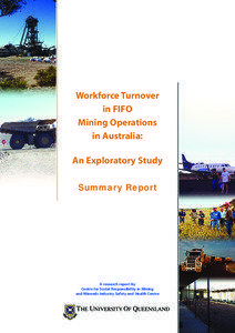 Workforce Turnover in FIFO Mining Operations
