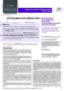 QT Prolongation during a Migraine Attack