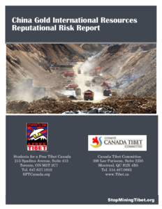    China Gold International Resources Reputational Risk Report  	
  
