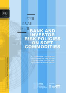 United Nations Environment Programme  BANK AND INVESTOR RISK POLICIES ON SOFT