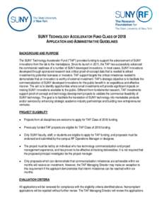 Microsoft Word - TAF Class of 2018 Application and Administrative Guidelines - FINAL
