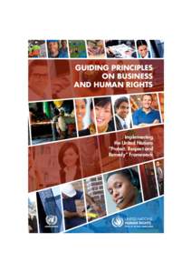 Guiding Principles on Business and Human Rights Implementing the United Nations