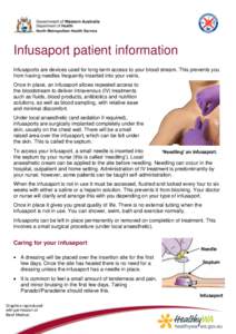 Infusaport patient information