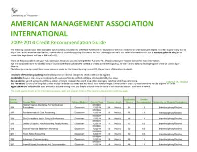 American Management Association International.xlsx