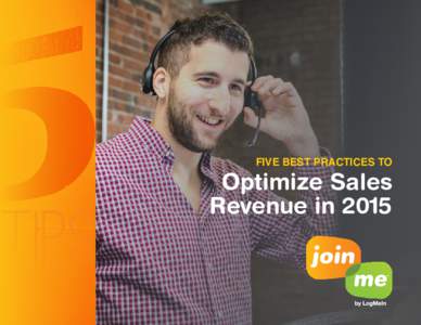 Five Best Practices to  Optimize Sales Revenue in 2015  Five Best Practices to Optimize